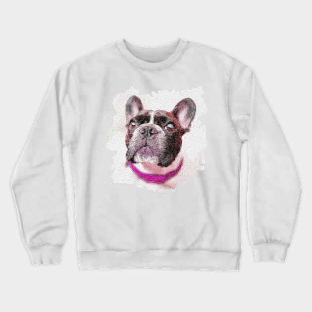 Beautiful Oil Paint French Bulldog Crewneck Sweatshirt by Leon Star Shop